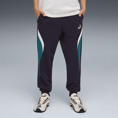 Puma Kid's Essentials Block Navy Trackpants