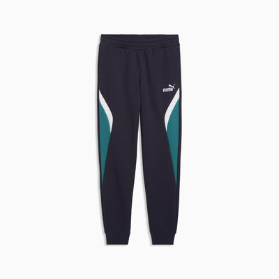 Puma Kid's Essentials Block Navy Trackpants