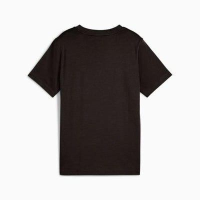 Puma Kid's Essentials 2 Colour Logo Black Tee