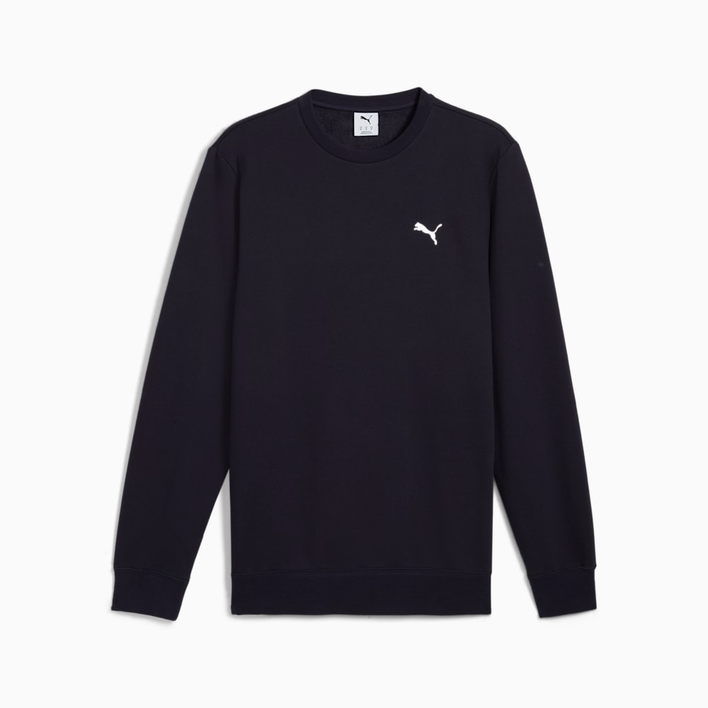 Puma Men's Essentials Fleece Crew Navy Sweatshirt