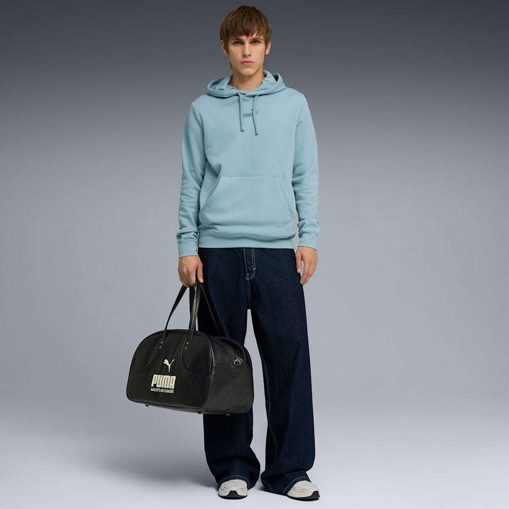 Puma Men's Essentials No. 1 Small Logo Fleece Seafoam Hoodie