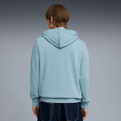 Puma Men's Essentials No. 1 Small Logo Fleece Seafoam Hoodie