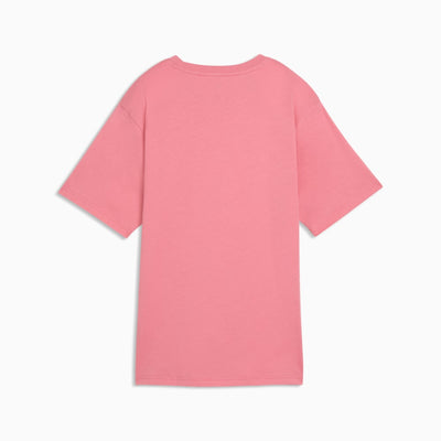 PUMA WOMEN'S ESSENTIALS RELAXED PINK TEE