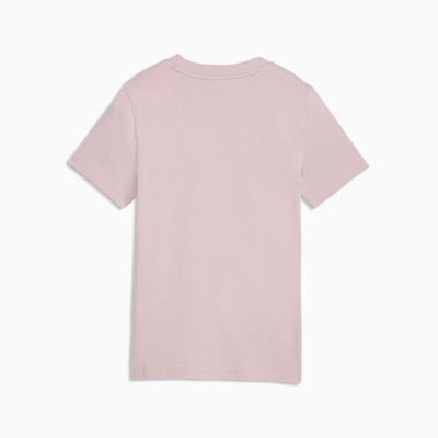 PUMA KID'S ESSENTIALS SCRIPT GLITTER PINK TEE