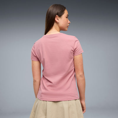 PUMA WOMEN'S ESSENTIALS ROSEWOOD TEE
