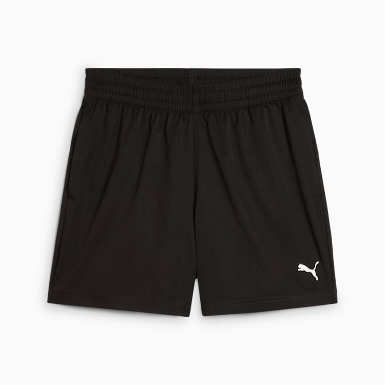 PUMA MEN'S ESSENTIALS WOVEN 5" BLACK SHORTS