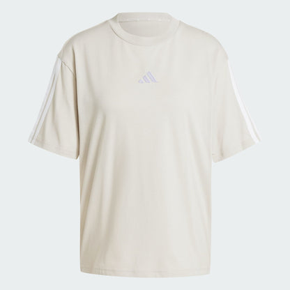 Adidas Women's 3-Stripes Boyfriend Alumina Tee