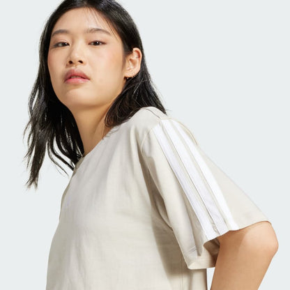Adidas Women's 3-Stripes Boyfriend Alumina Tee