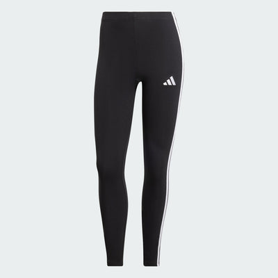 Adidas Women's Cotton 3-Stripes Black Tight