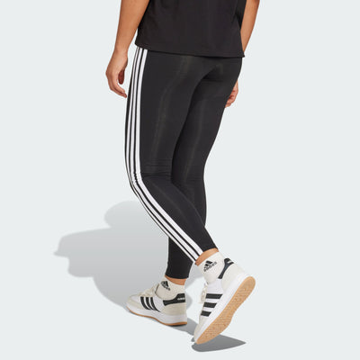 Adidas Women's Cotton 3-Stripes Black Tight