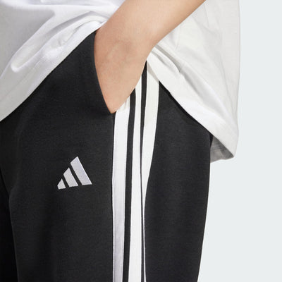 Adidas Women's 3-Stripes Fleece Black Trackpant