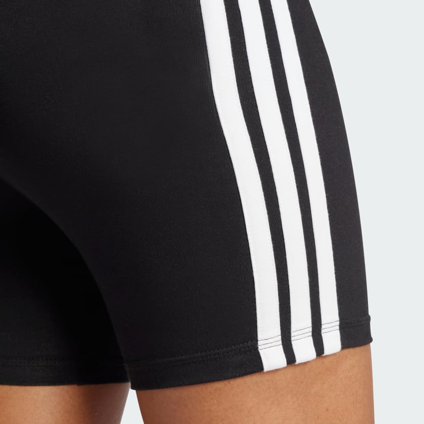 Adidas Women's 3-Stripes High Waisted Black Bike Short