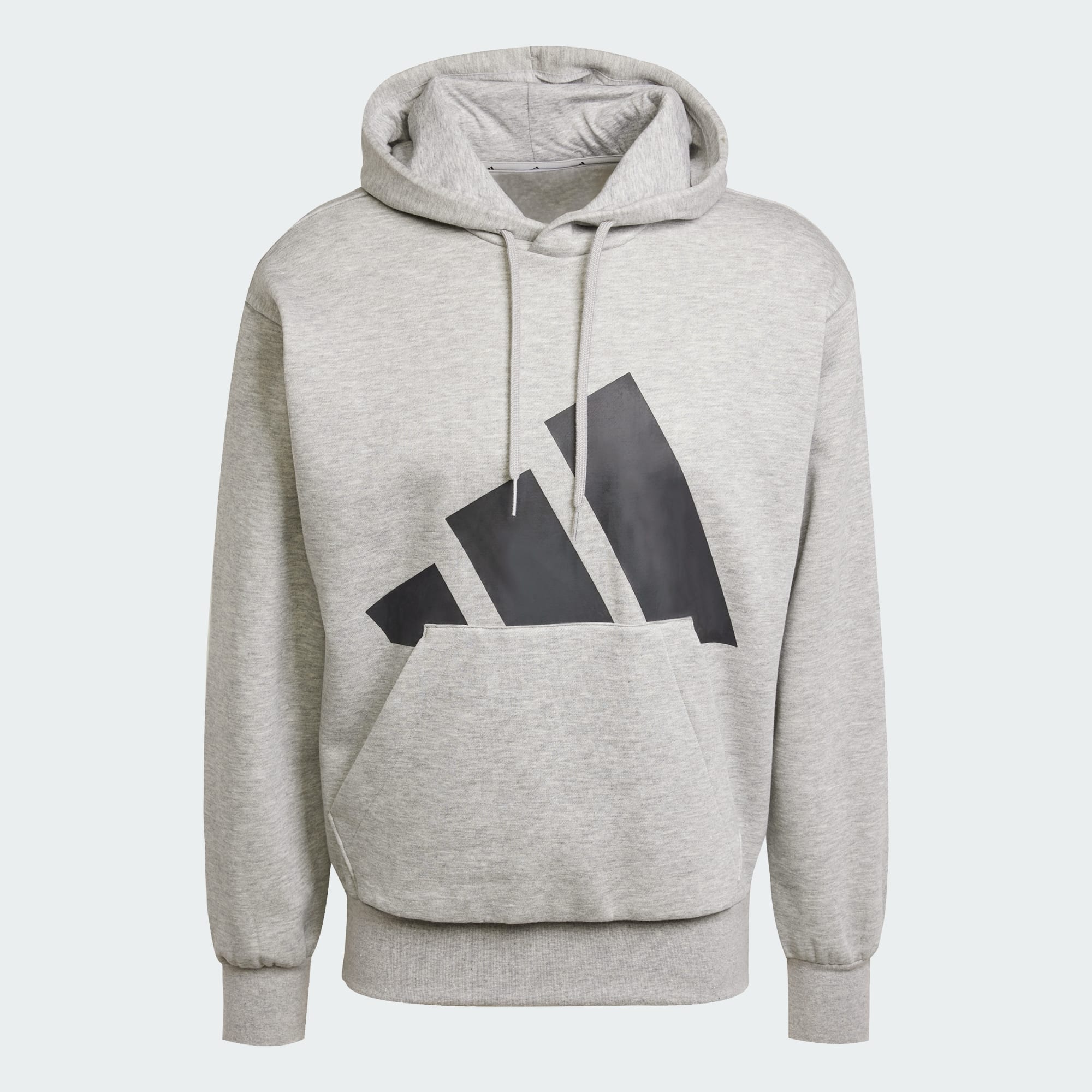 Adidas Men's Essentials Big Logo Fleece Grey Hoodie