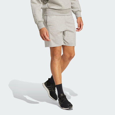 Adidas Men's Big Logo  Single Jersey Grey Short