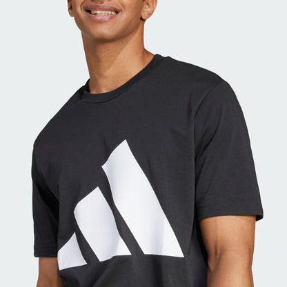 Adidas Men's Essentials Big Logo Black Tee