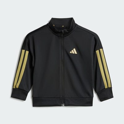 Adidas Kid's 3-Stripes Climacool Black/Gold Tracksuit Set