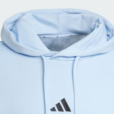 Adidas Men's Feelcozy Fleece Blue Hoodie