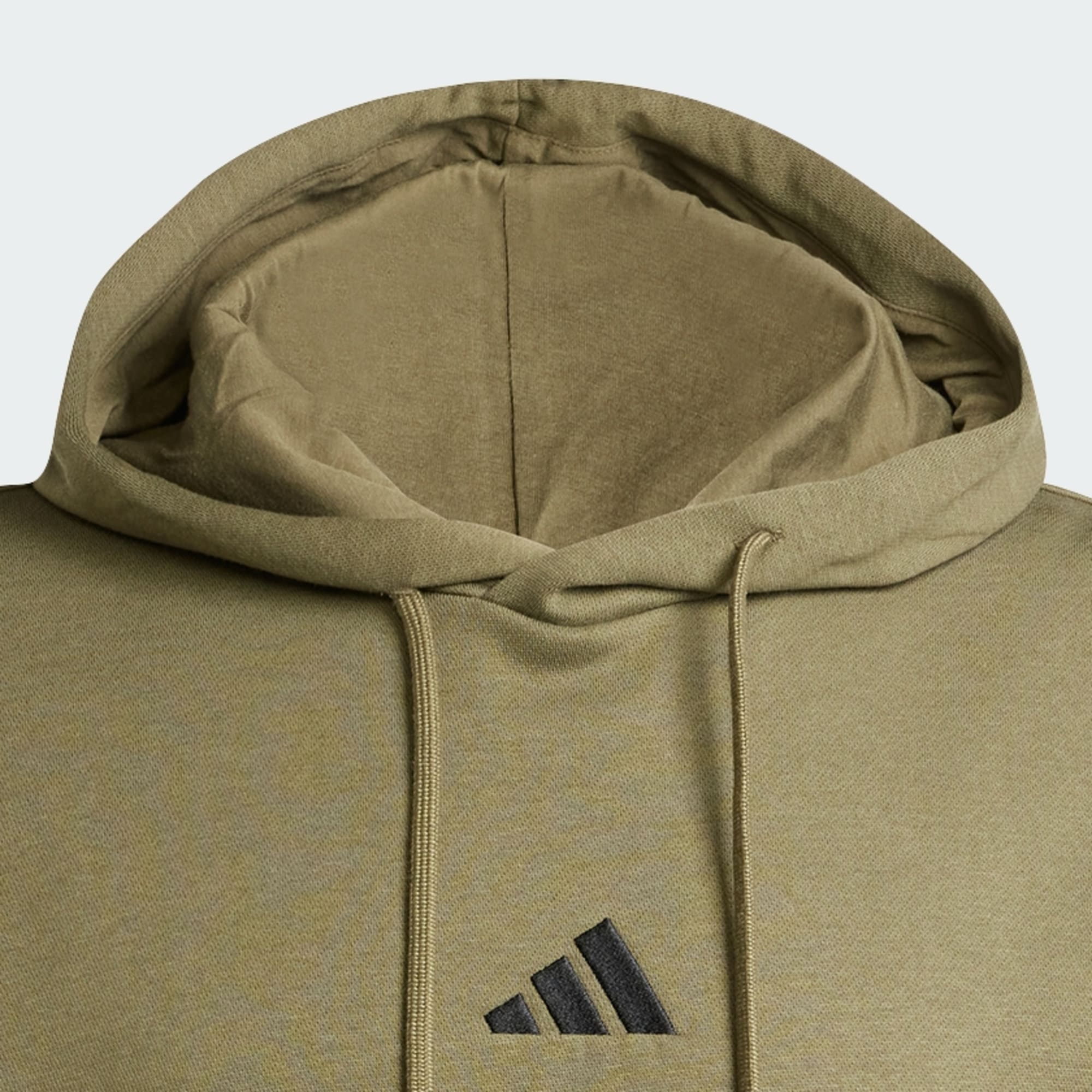 ADIDAS MEN'S FEELCOZY FLEECE OLIVE HOODIE