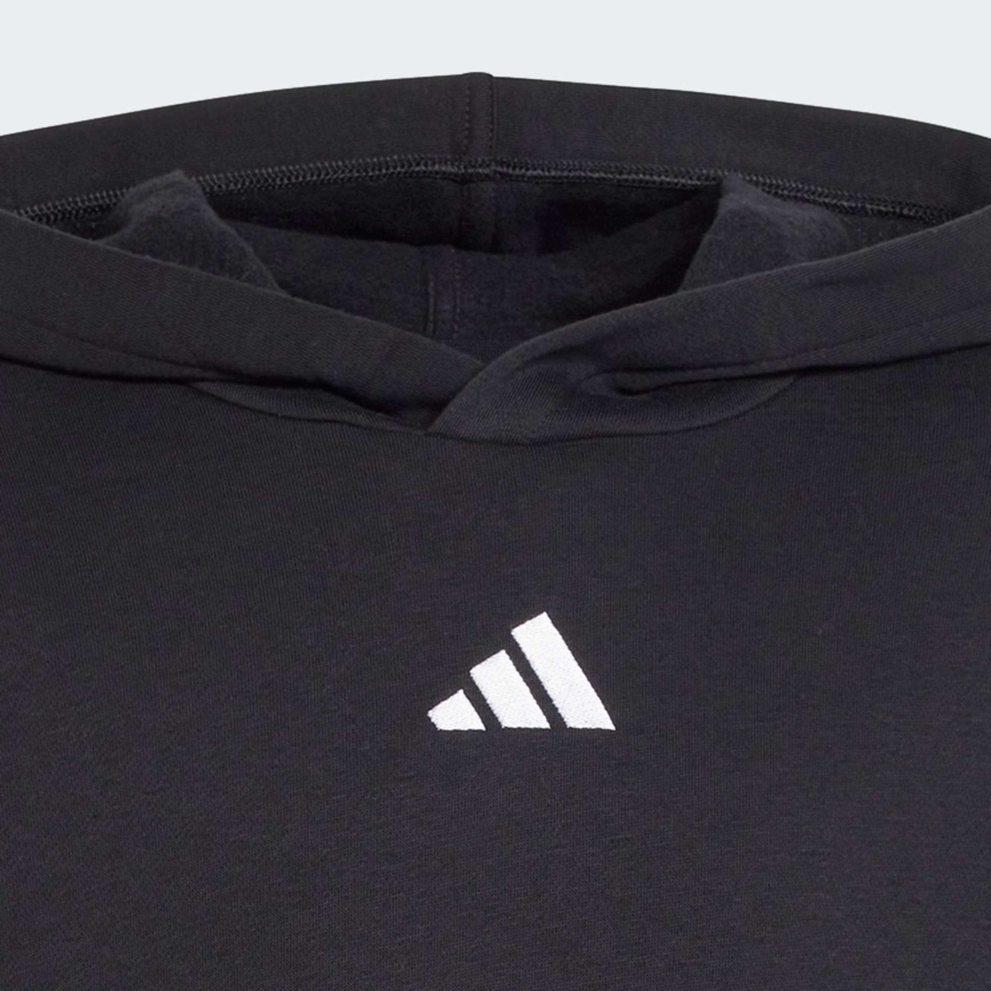 Adidas Kid's Essentials Fleece Black Hoodie