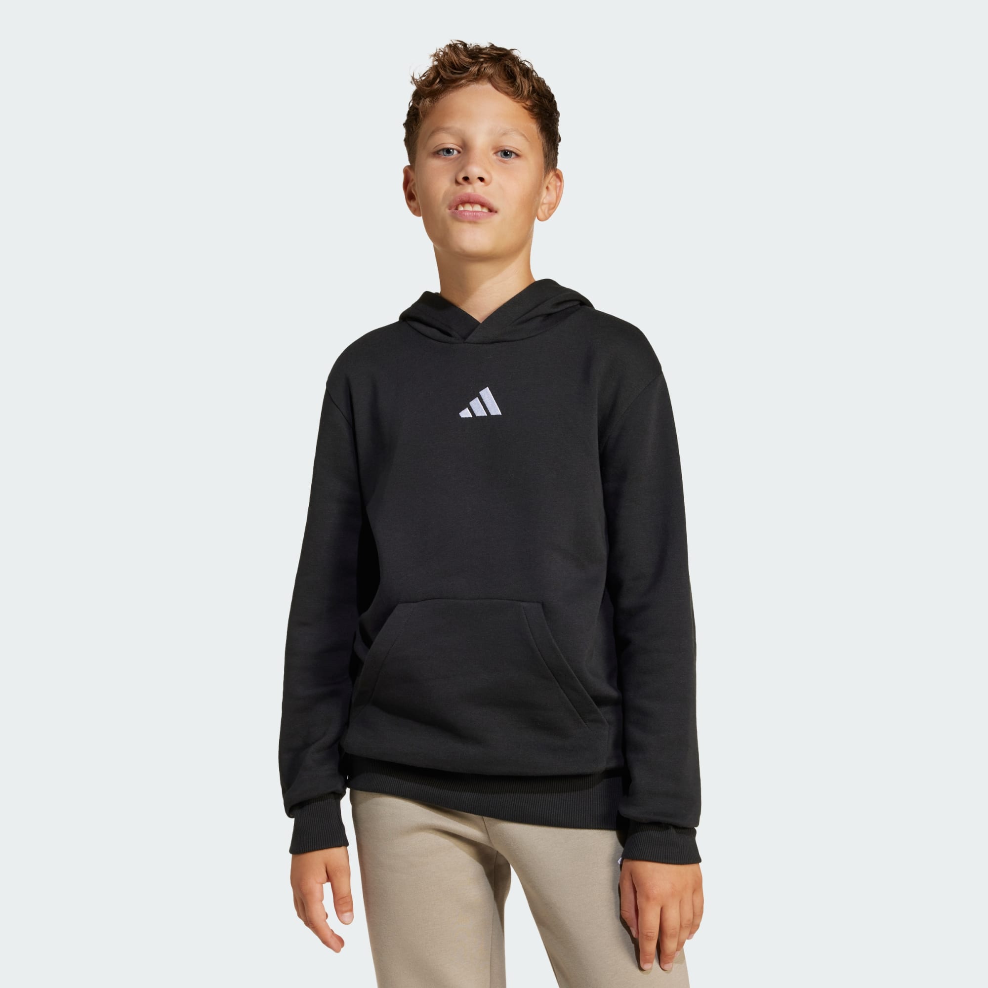 Adidas Kid's Essentials Fleece Black Hoodie