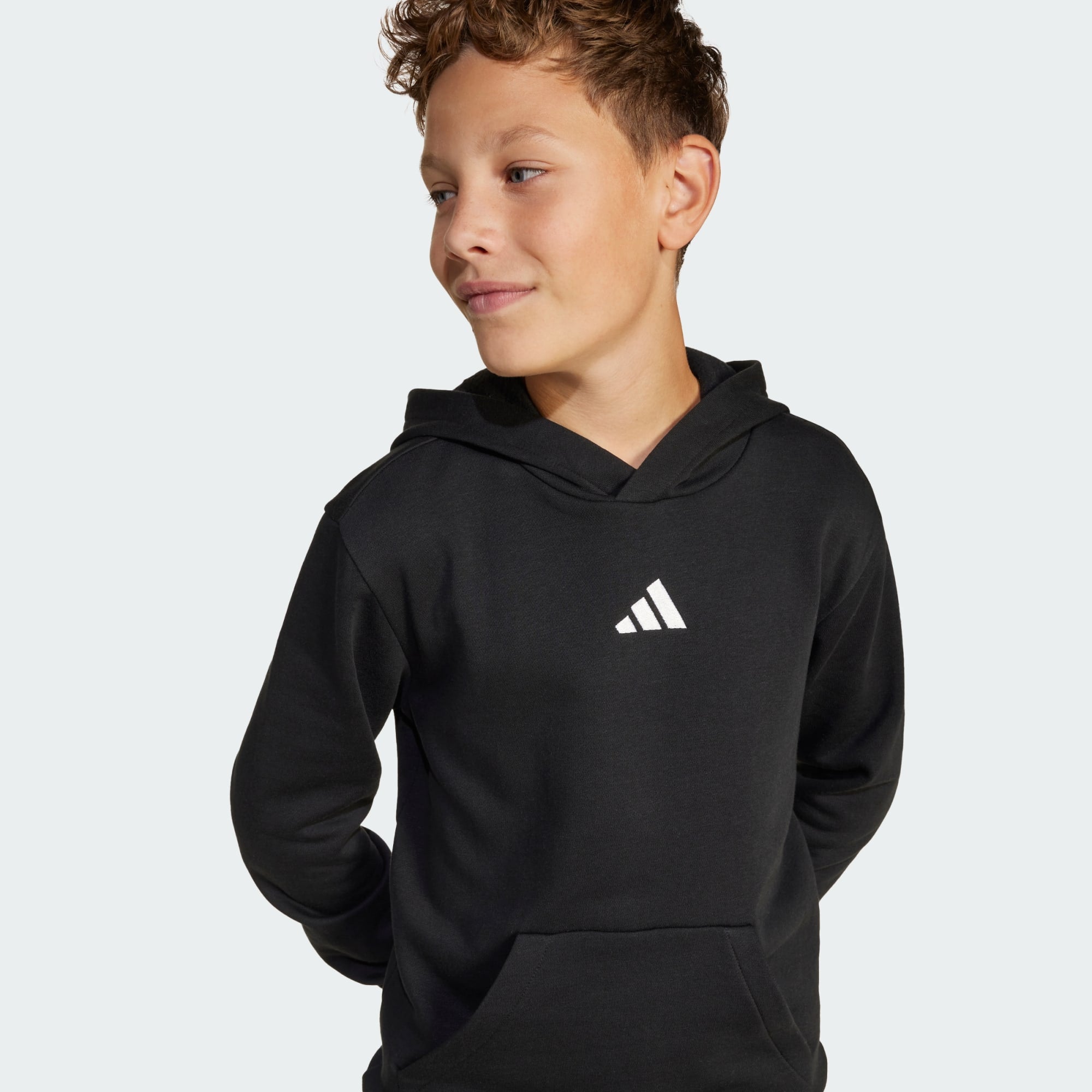 Adidas Kid's Essentials Fleece Black Hoodie