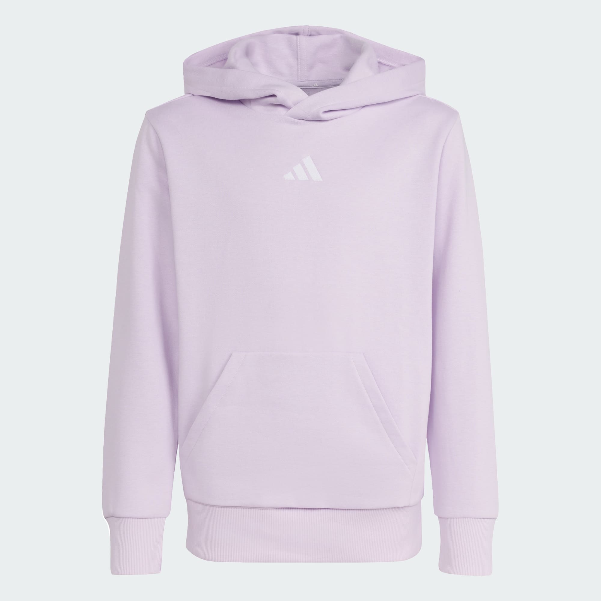 Adidas Kid's Small Logo Essentials Fleece Lavender Hoodie