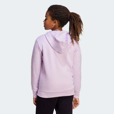 Adidas Kid's Small Logo Essentials Fleece Lavender Hoodie
