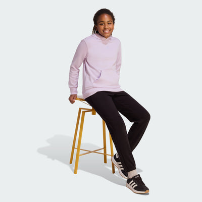 Adidas Kid's Small Logo Essentials Fleece Lavender Hoodie
