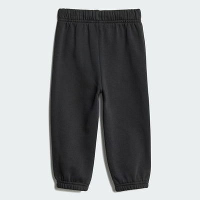 Adidas Kid's Essentials Joggers Fleece Black/White Tracksuit Set