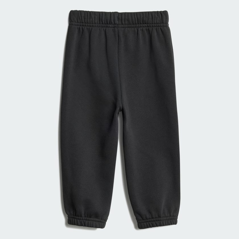 Adidas Kid's Essentials Joggers Fleece Black/White Tracksuit Set