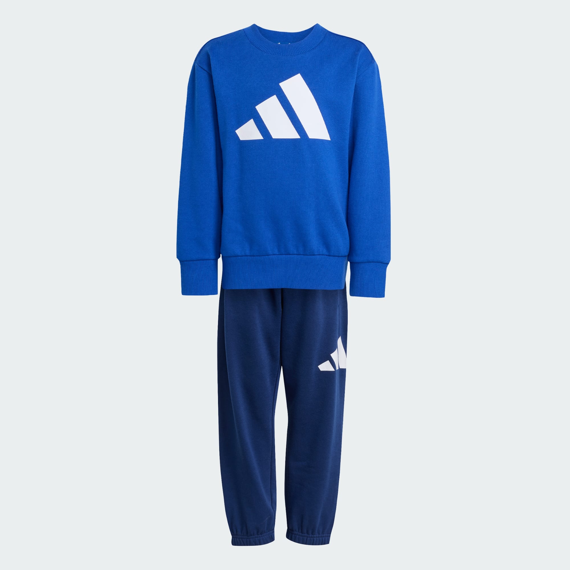 Adidas Kid's Essentials Big Logo Royal/White Tracksuit Set