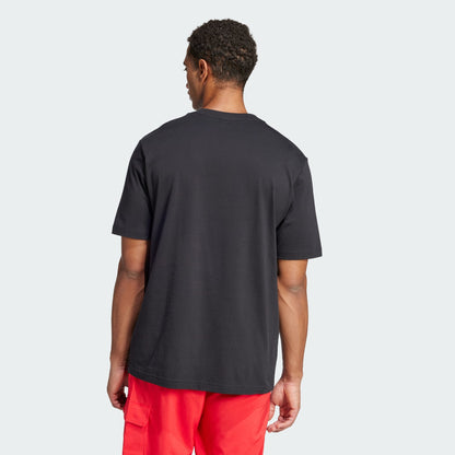 Adidas Men's Linear Small Logo Black Tee