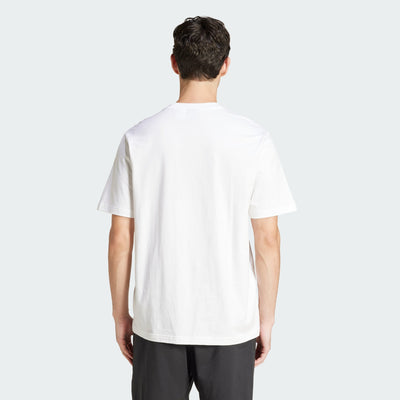 Adidas Men's Linear Small Logo White Tee