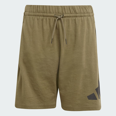 Adidas Kid's Big Logo Essentials Olive Shorts