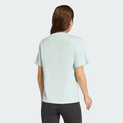 Adidas Women's Essentials Small Logo Mint Tee