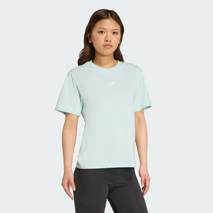 Adidas Women's Essentials Small Logo Mint Tee