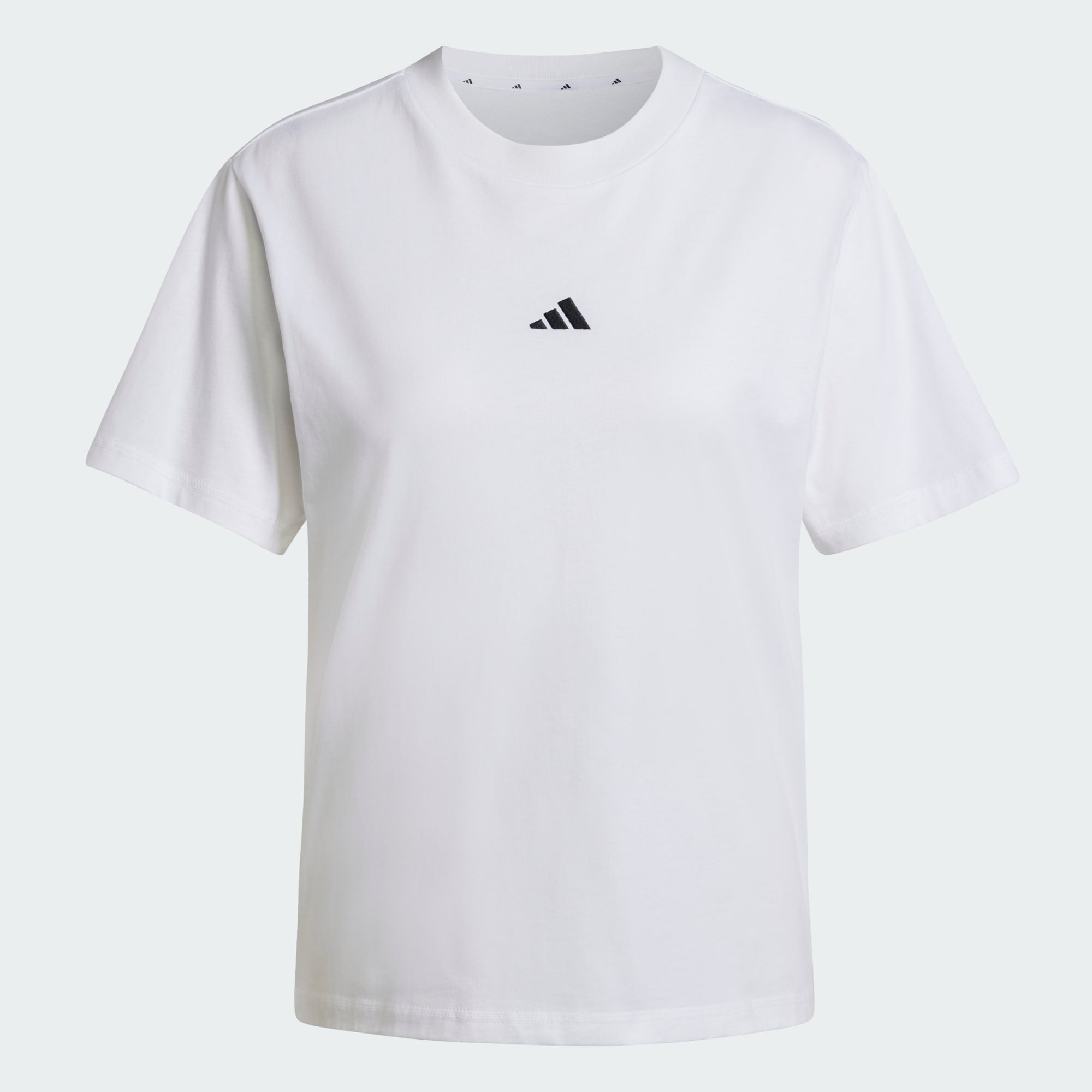 ADIDAS WOMEN'S ESSENTIALS SMALL LOGO COTTON TEE