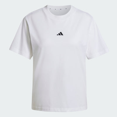 ADIDAS WOMEN'S ESSENTIALS SMALL LOGO COTTON TEE