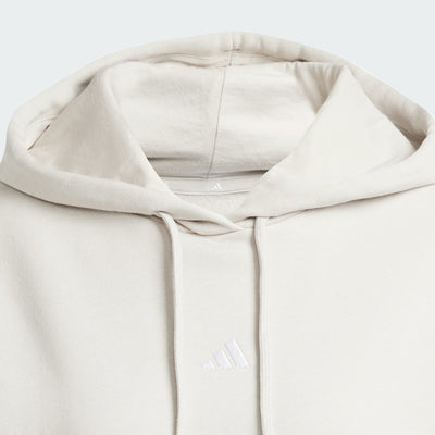 Adidas Women's Small Logo Feelcozy Fleece Alumina Hoodie