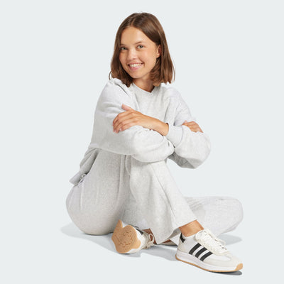 Adidas Women's Feelcozy Fleece Grey Trackpant