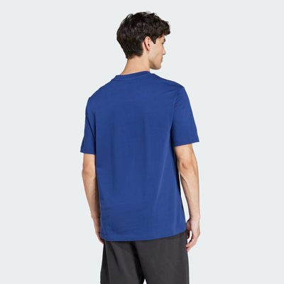 Adidas Men's Small Logo Navy Tee