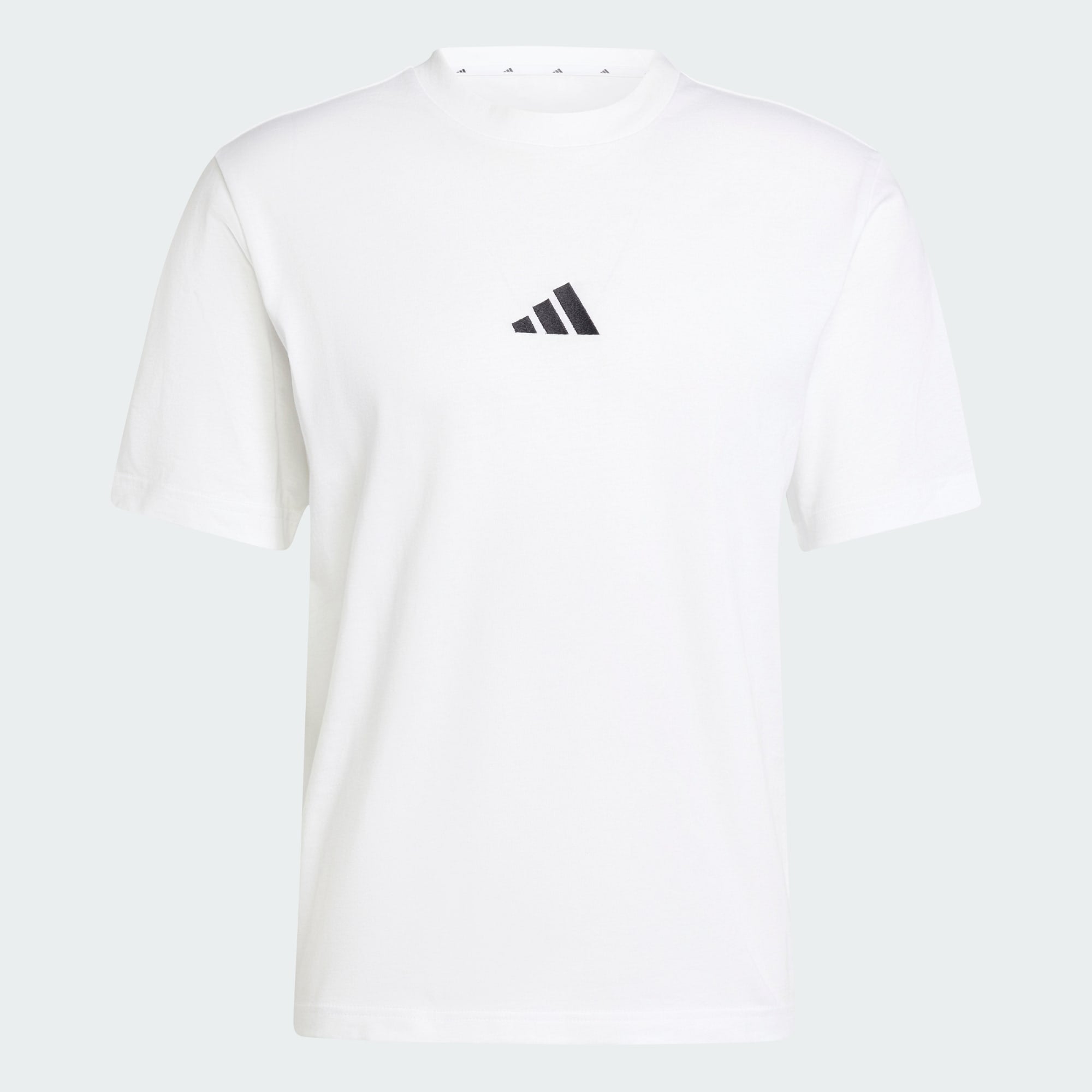 Adidas Men's Small Logo White Tee