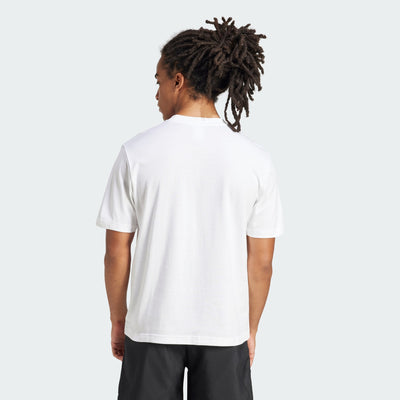Adidas Men's Small Logo White Tee