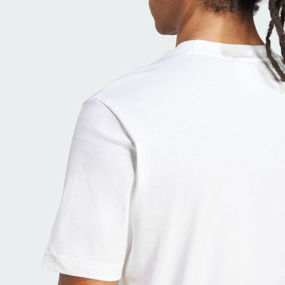 Adidas Men's Small Logo White Tee