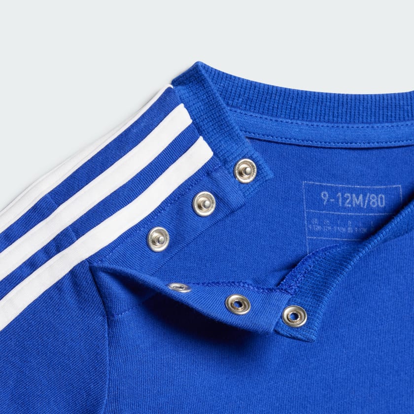 ADIDAS KID'S ESSENTIALS BLUE/GREY SET