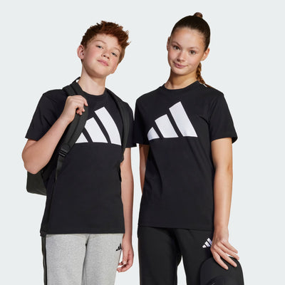 ADIDAS KID'S ESSENTIALS BIG LOGO BLACK TEE