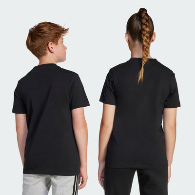 ADIDAS KID'S ESSENTIALS BIG LOGO BLACK TEE