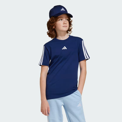 Adidas Kid's 3-Stripes Dark Blue Tee