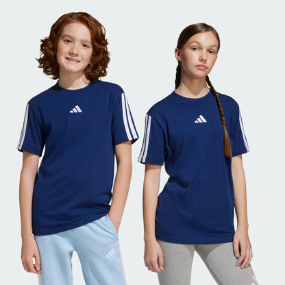 Adidas Kid's 3-Stripes Dark Blue Tee