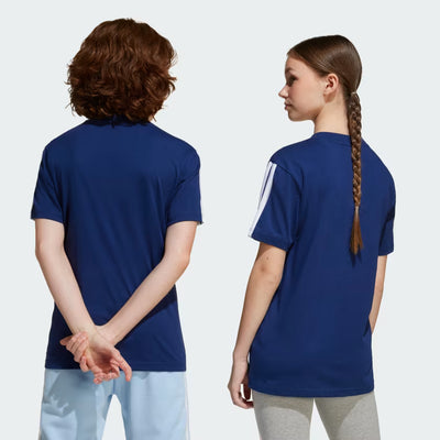 Adidas Kid's 3-Stripes Dark Blue Tee
